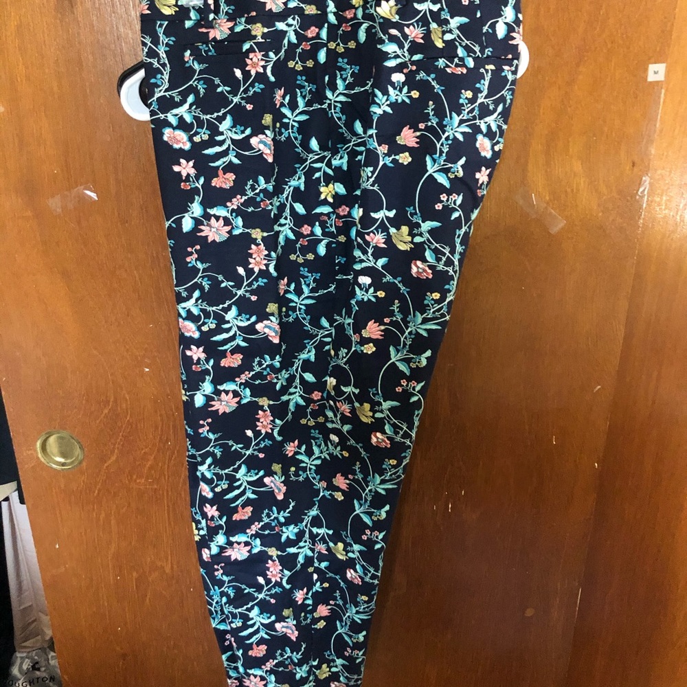 LOFT Floral Trousers